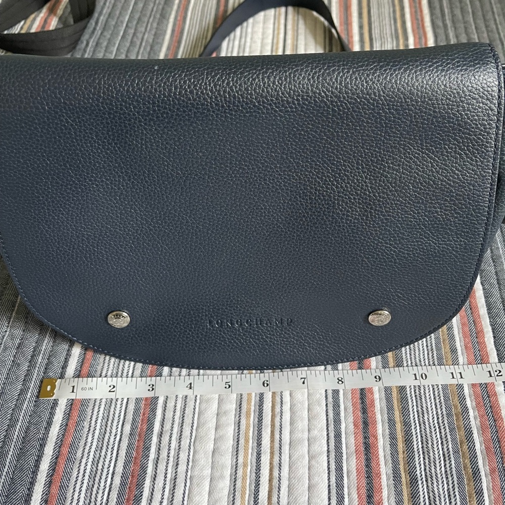 Longchamp Le Foulonne Saddle Bag. Beautiful,classic with plenty of pockets. - Picture 2 of 15